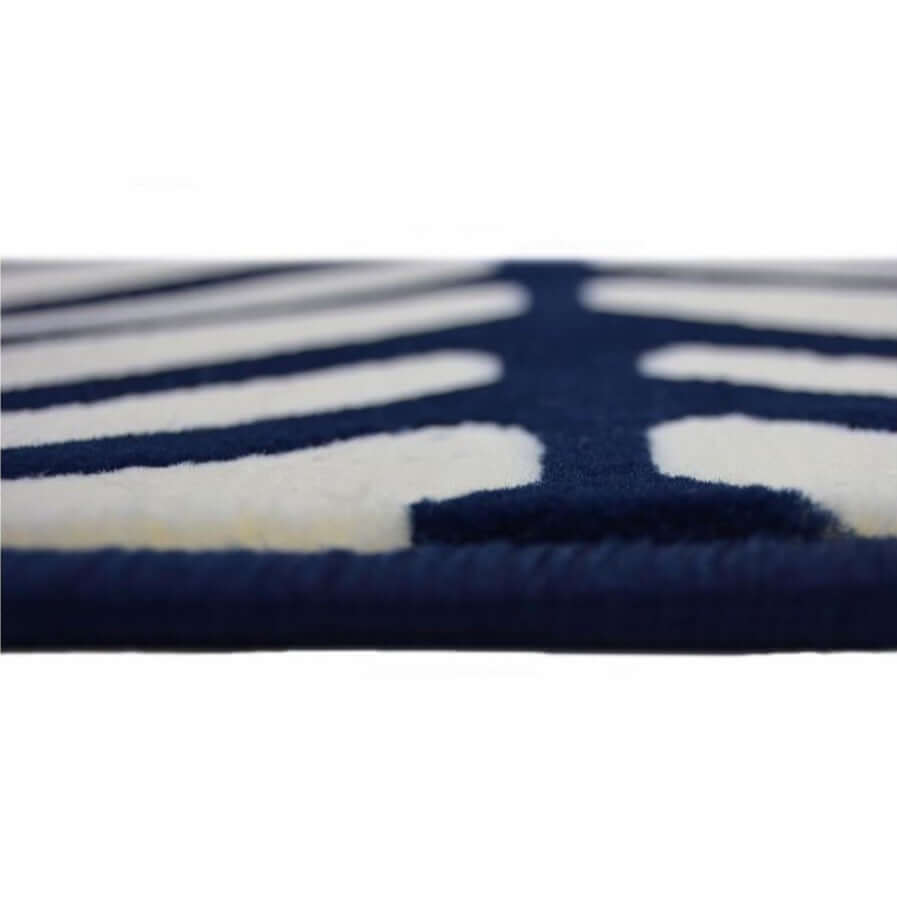 Maestro Herringbone Blue Rug