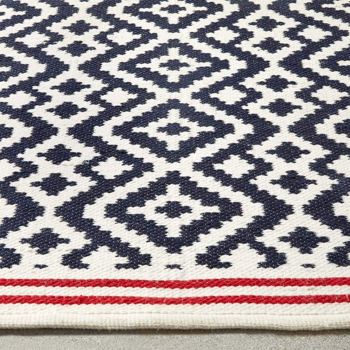 Aztec Blue Outdoor Rug