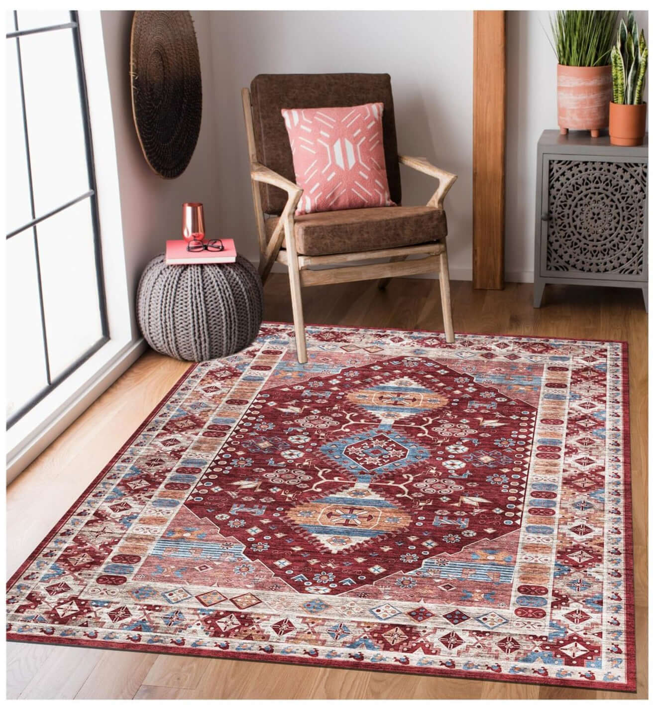 Madar Vintage Washable Rug