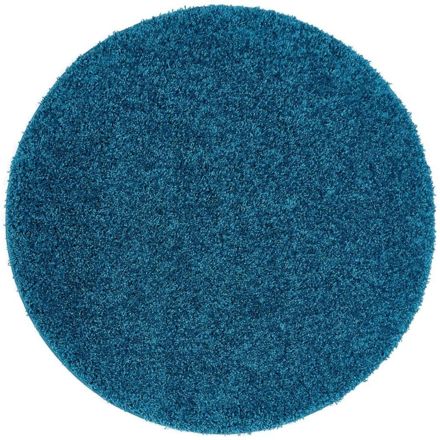 Washable Teal Shaggy Rug