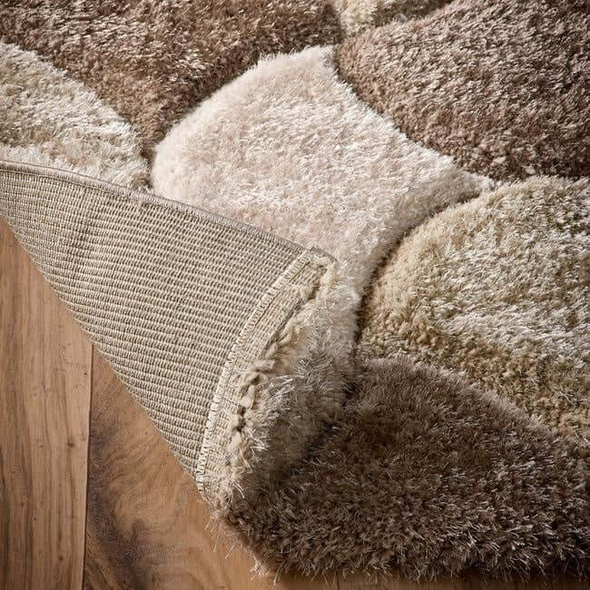 3D Carved Rug Geometric Design
