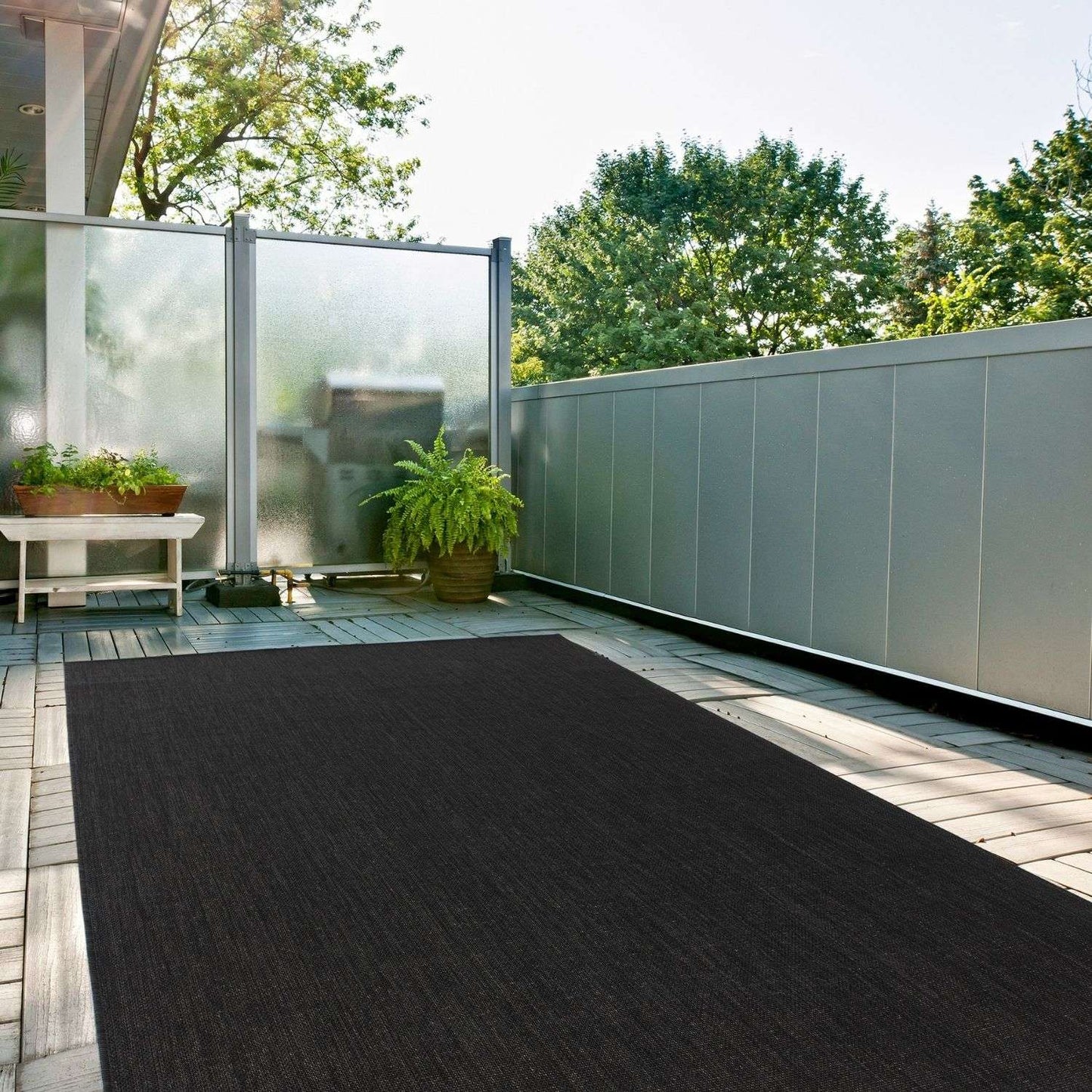 Ecology Outdoor Rug Black | 500B