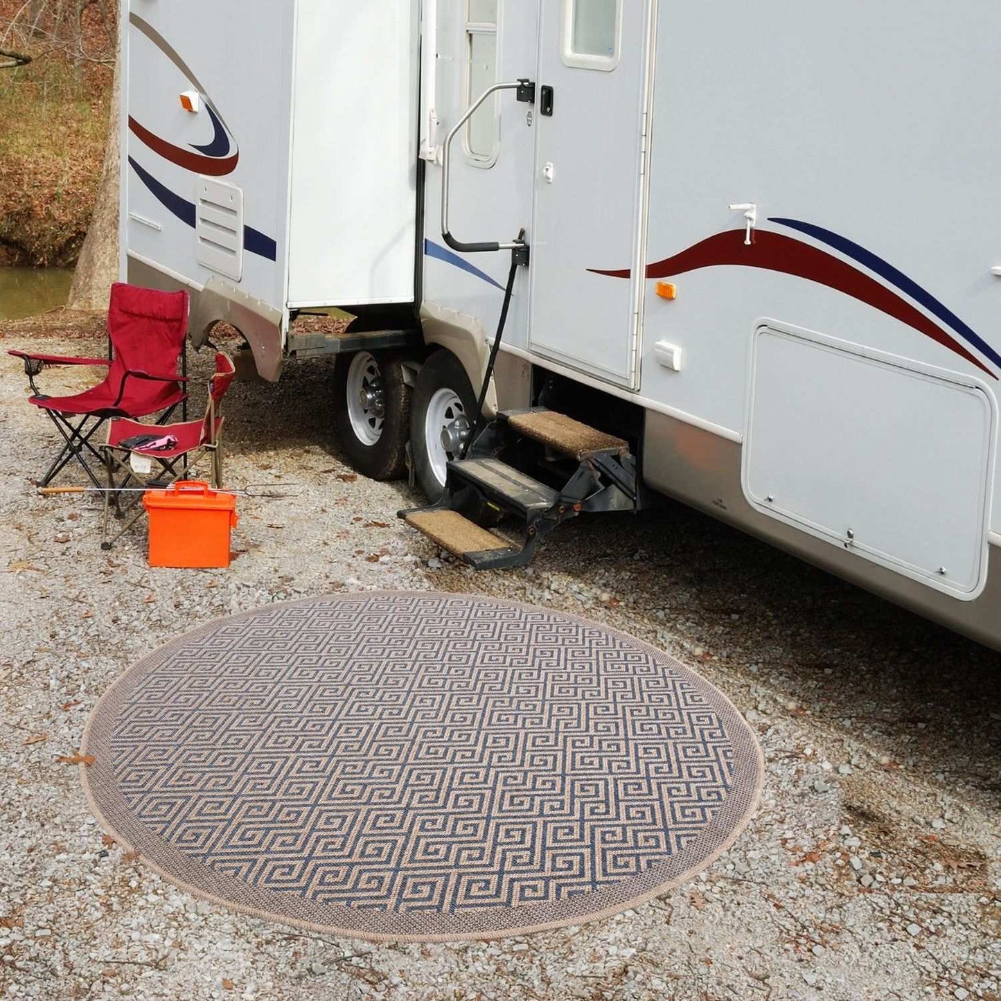 Nature Outdoor Rug Blue | 5100B