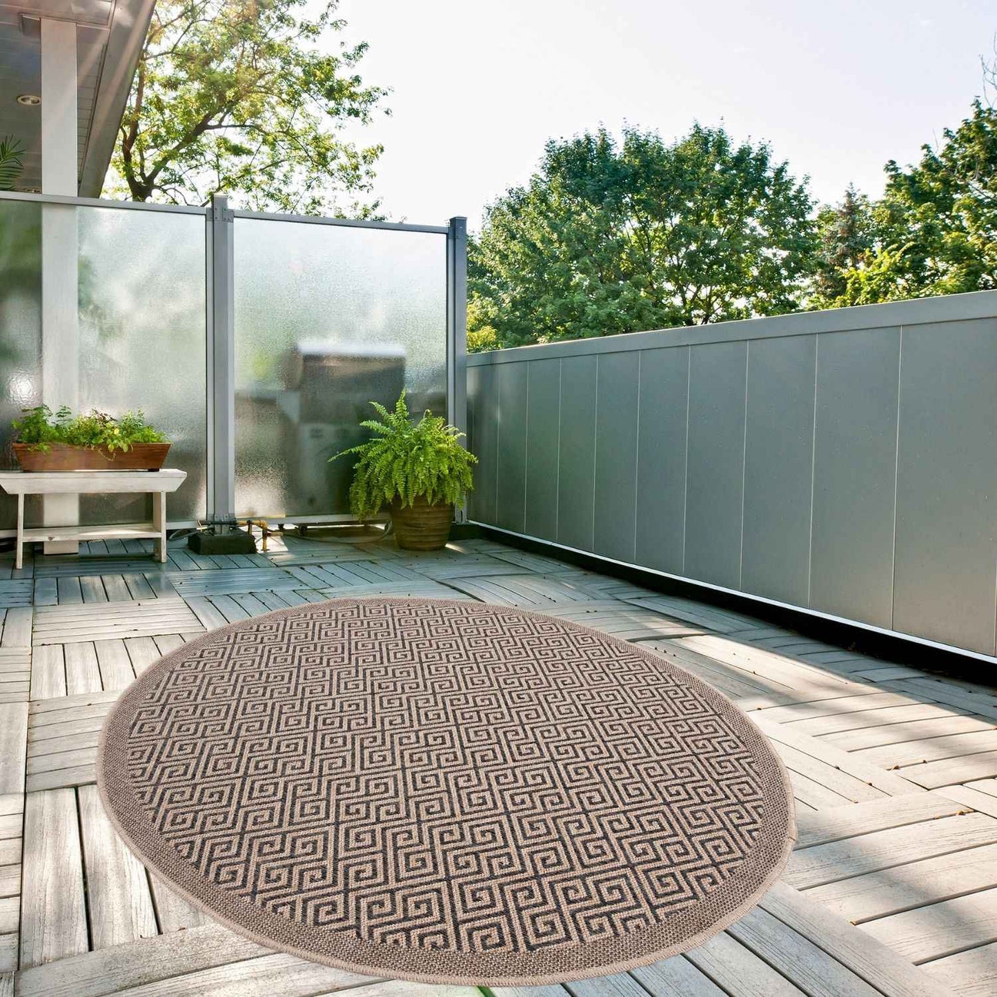 Nature Outdoor Rug Dark Grey | 5100DG