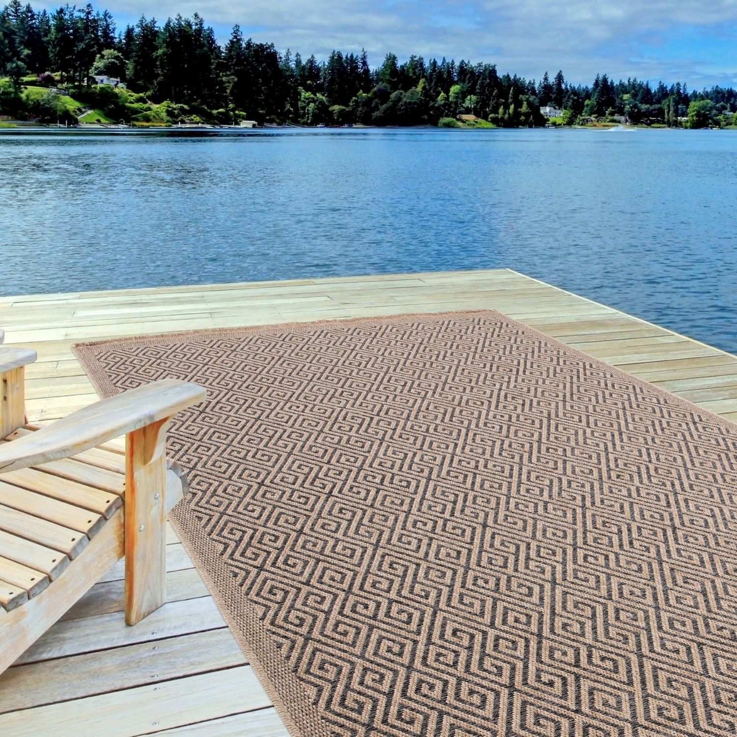 Nature Outdoor Rug Dark Grey | 5100DG