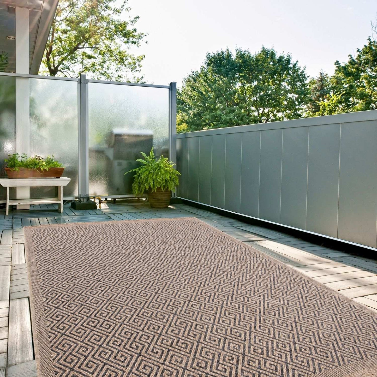 Nature Outdoor Rug Dark Grey | 5100DG