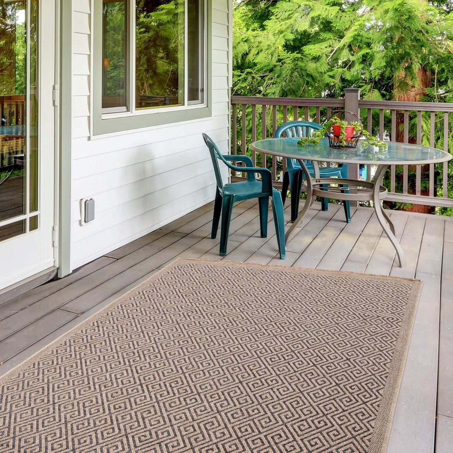 Nature Outdoor Rug Dark Grey | 5100DG