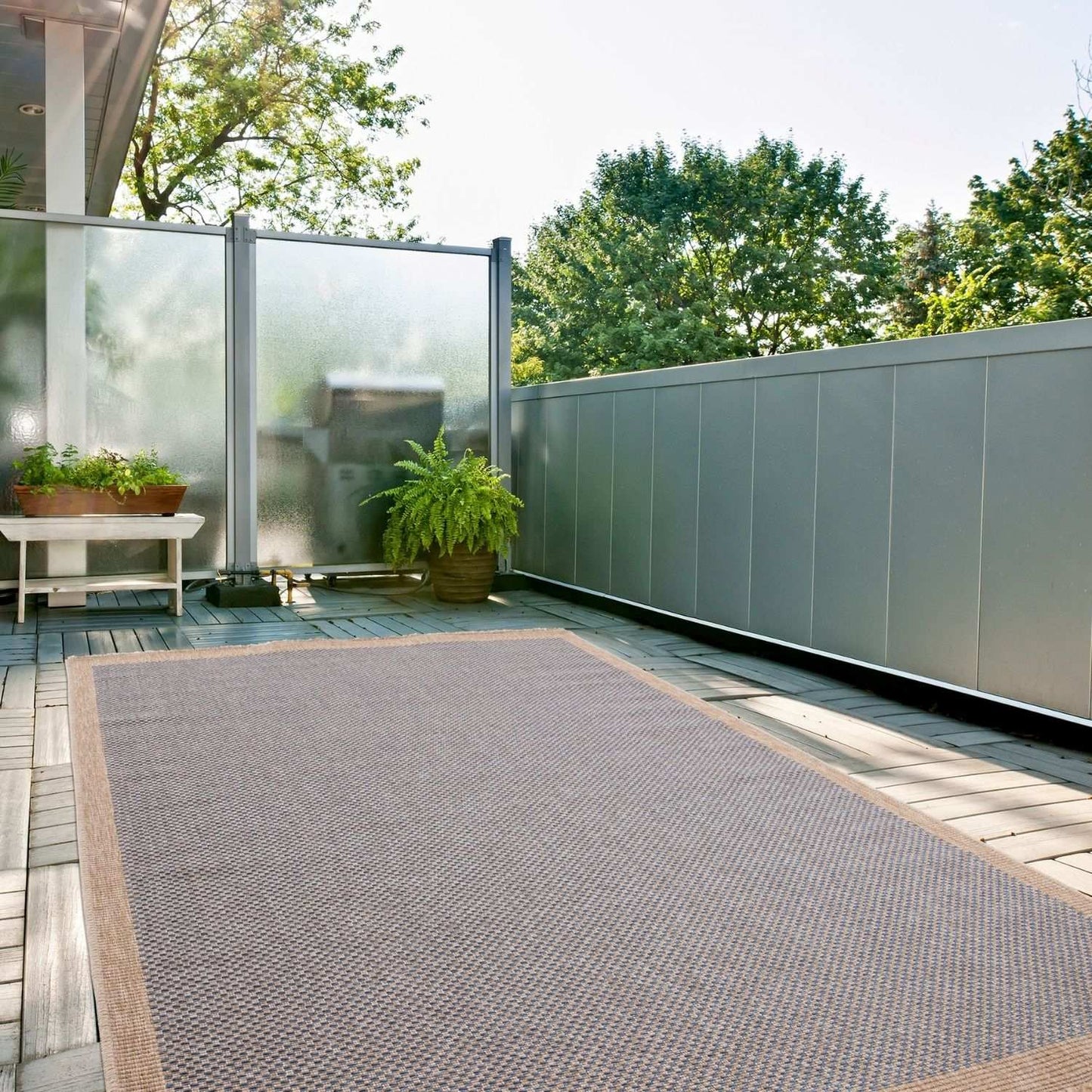 Nature Outdoor Rug Blue | 5200B