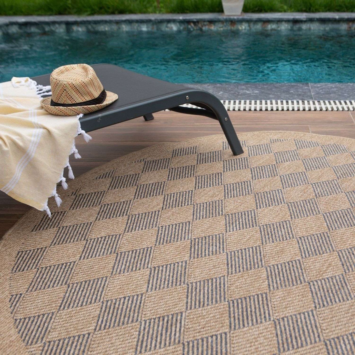 Nature Outdoor Rug Blue | 5300B