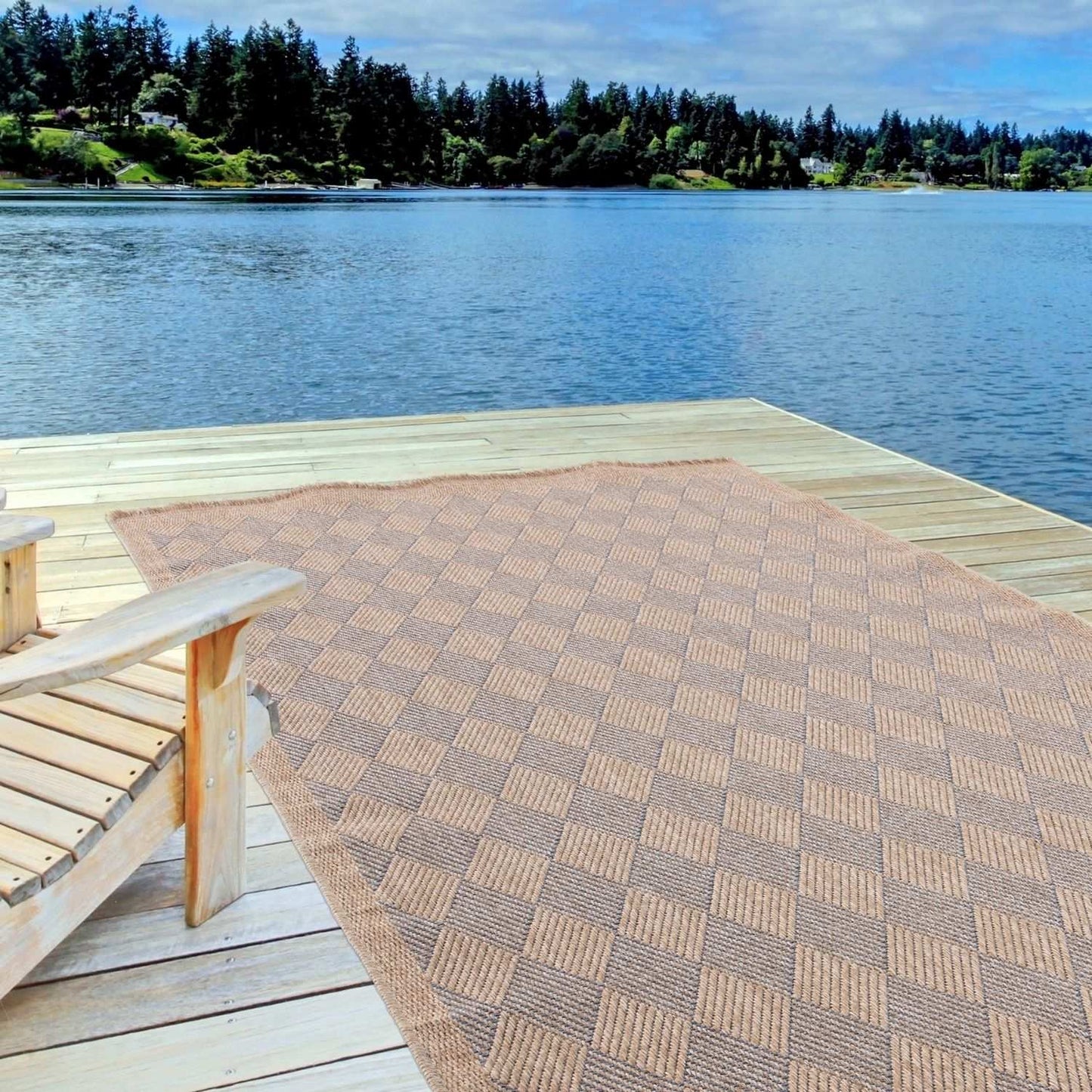 Nature Outdoor Rug Blue | 5300B