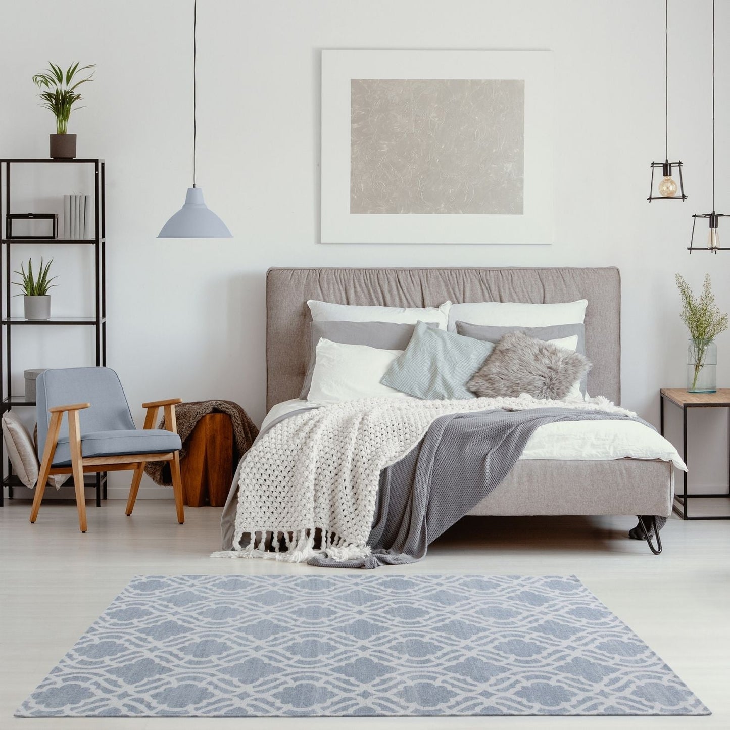 Washable Rug Carina Blue | 6903