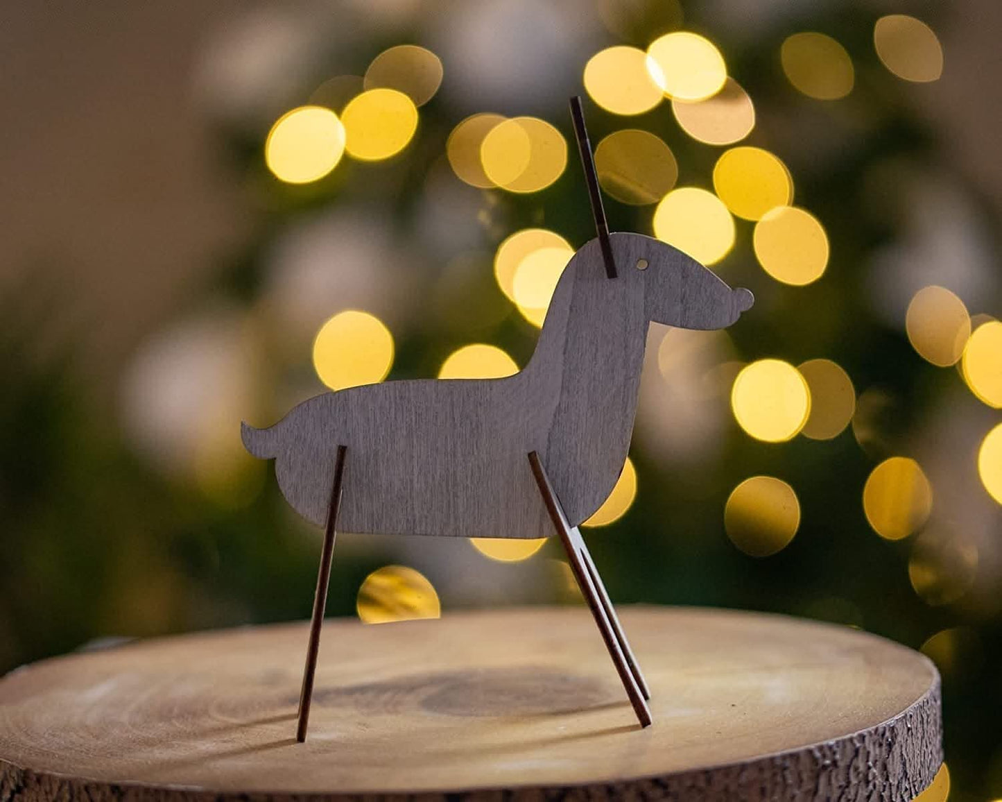 Make Your Own Wooden Reindeer Family Christmas Ornaments