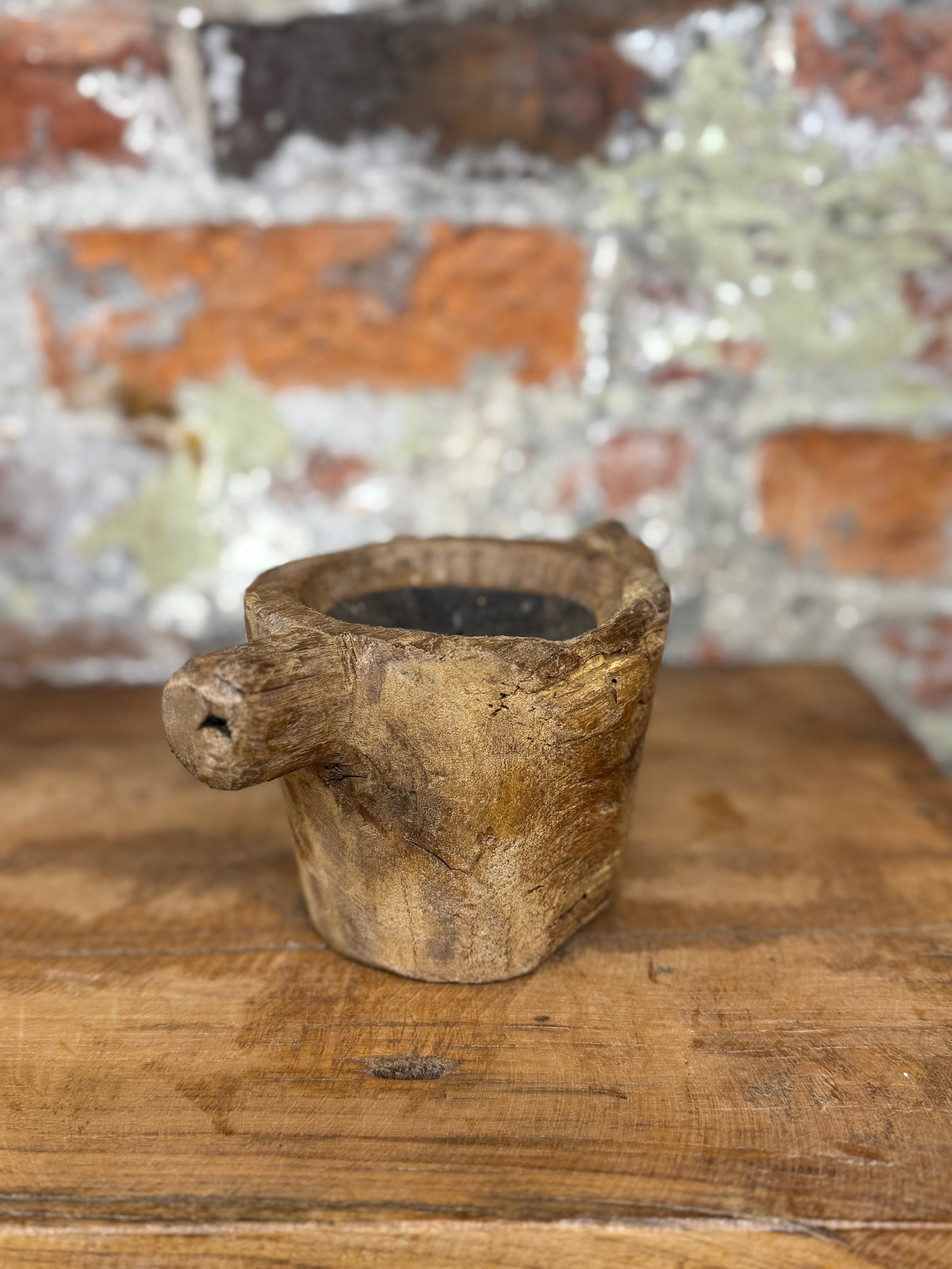 Rustic Wooden Candle Holder / Church Candle Stand / Reclaimed Farmhouse Decor DD