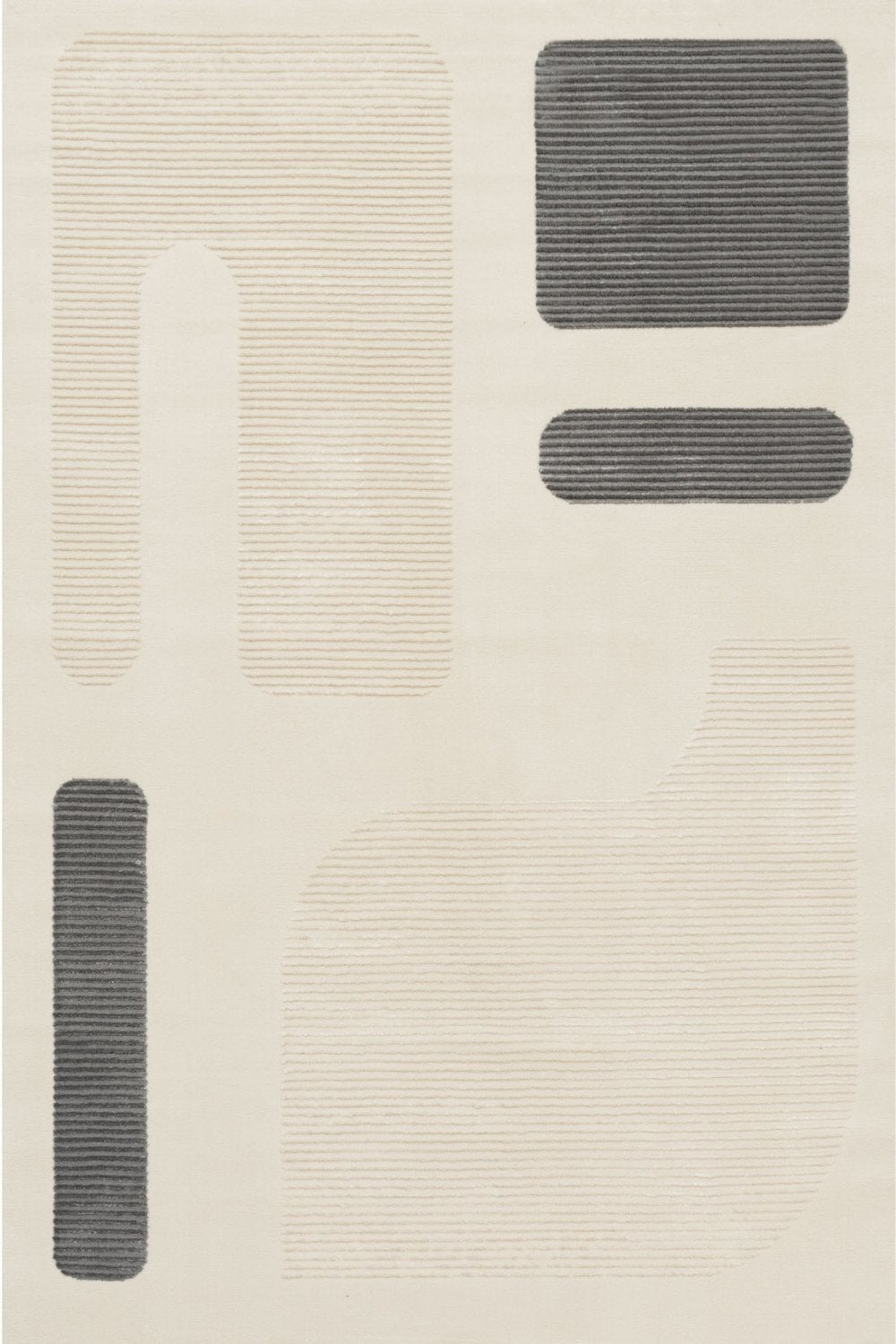 Aura Collection Rug Glide in Grey