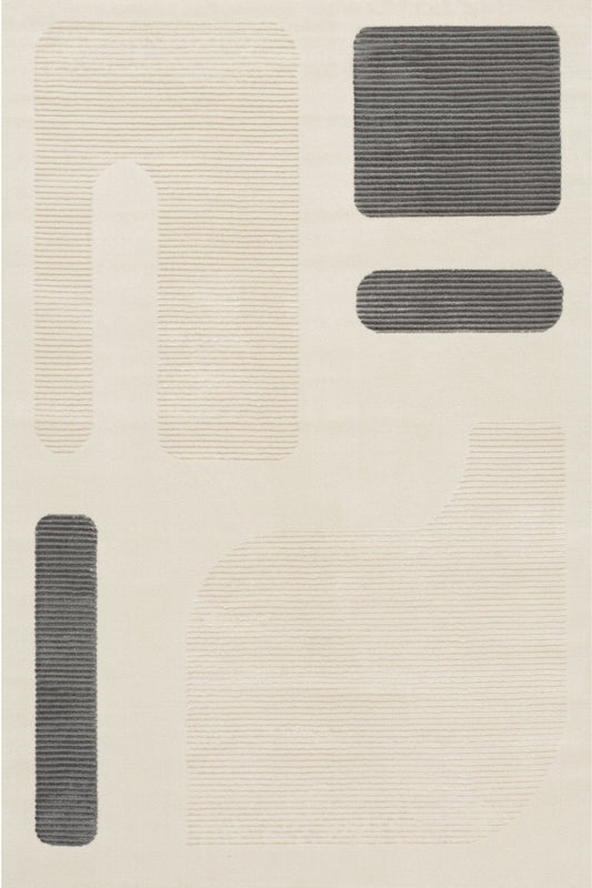 Aura Collection Rug Glide in Grey