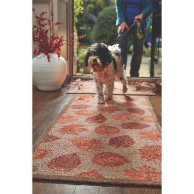 Eco-Friendly Washable Floral Mat