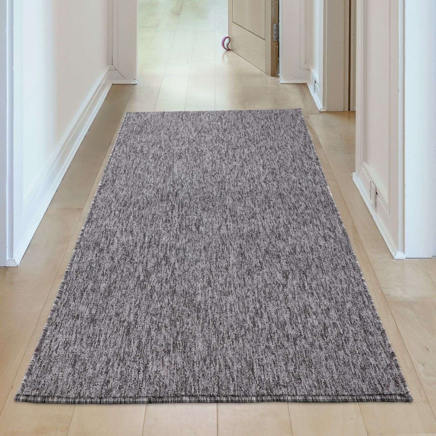 Flex Grey Low Pile Solid Rug