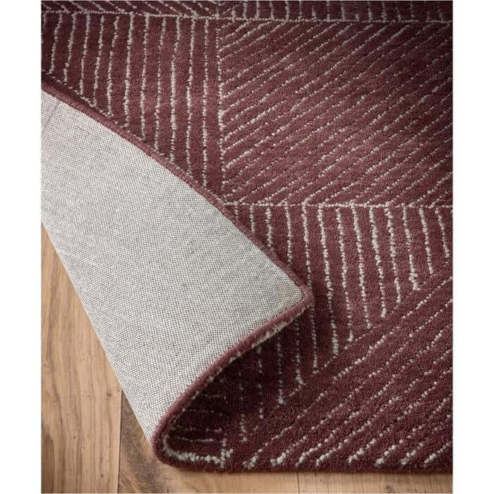 Modern Wool Rug Geometric Design