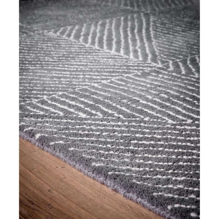 Modern Wool Rug Geometric Design