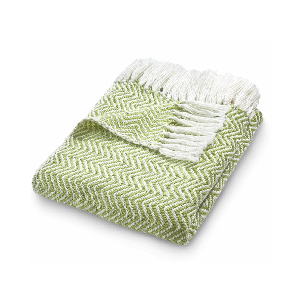 Herringbone Design Woven Throw