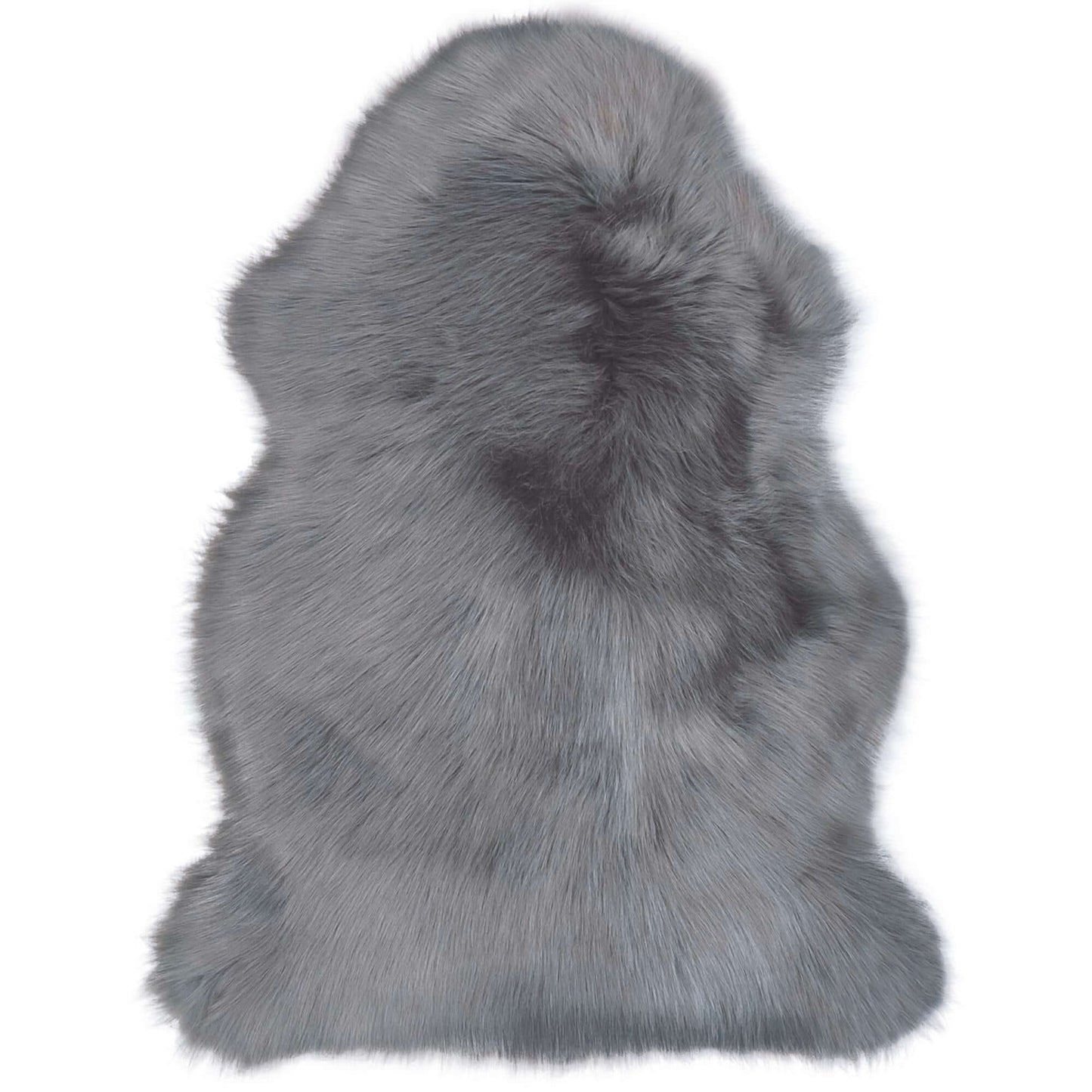 Luxury Grey Brown Faux Fur Rug