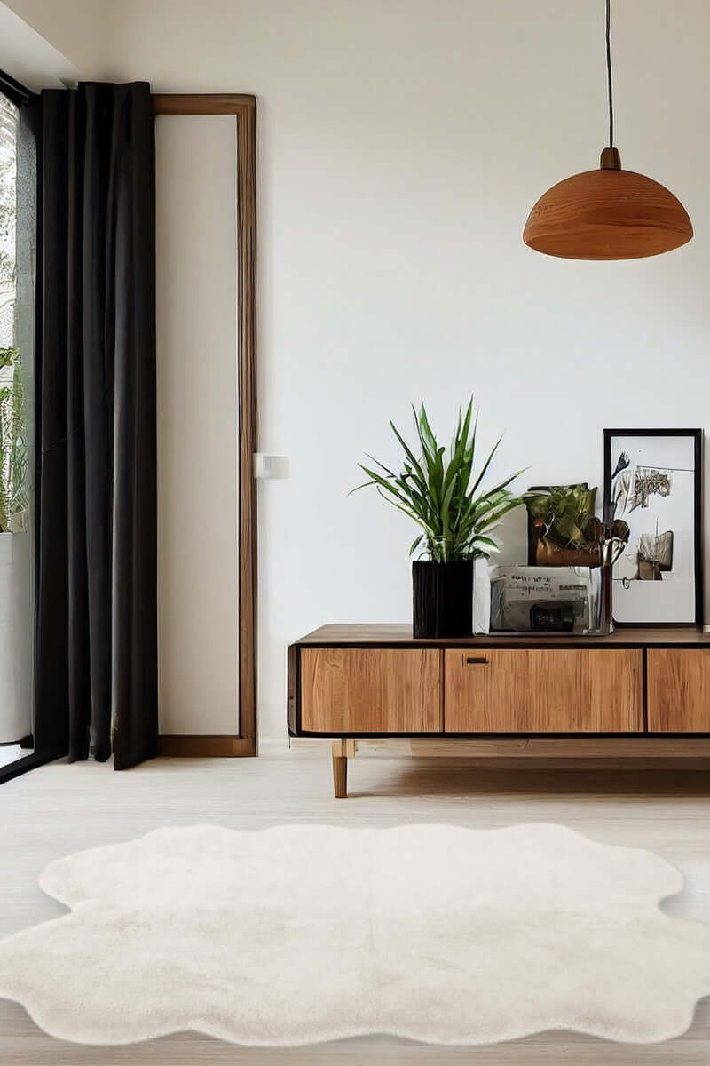 Luxury Fur Shaggy Rug – Ultra-Soft Geometric