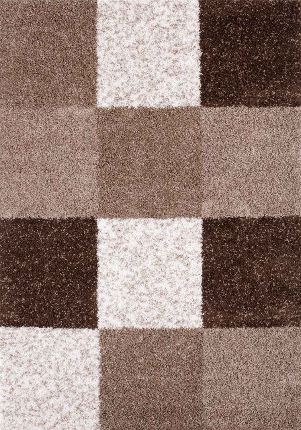 Myshaggy Geometric Brown Rug