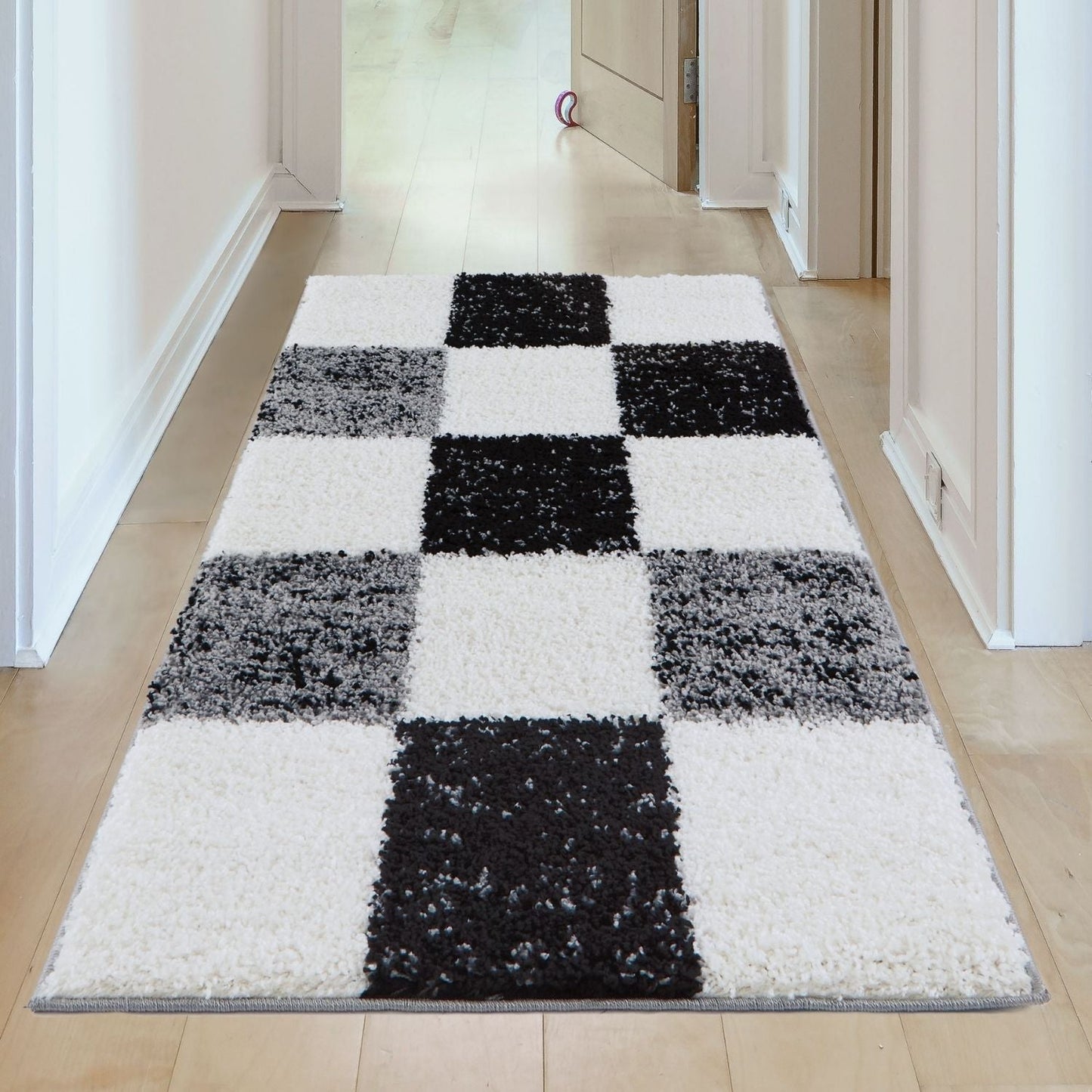 Myshaggy Geometric Grey Rug