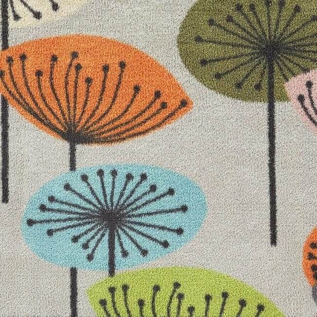 Eco-Friendly Washable Floral Mat