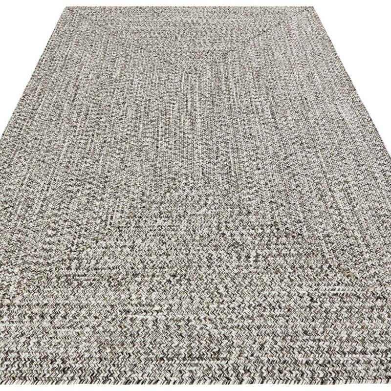 Indoor Outdoor Trenzado Rug – Bordered Plain Design