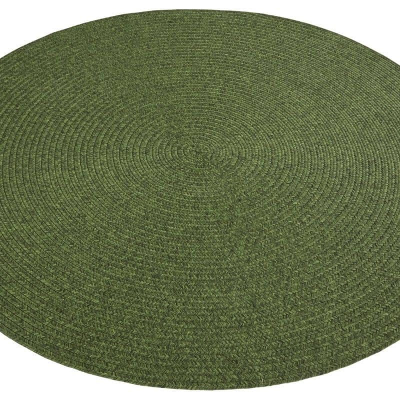 Indoor Outdoor Trenzado Rug – Bordered Plain Design