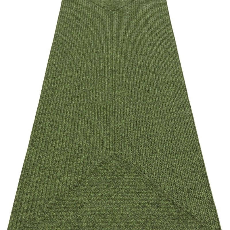 Indoor Outdoor Trenzado Rug – Bordered Plain Design