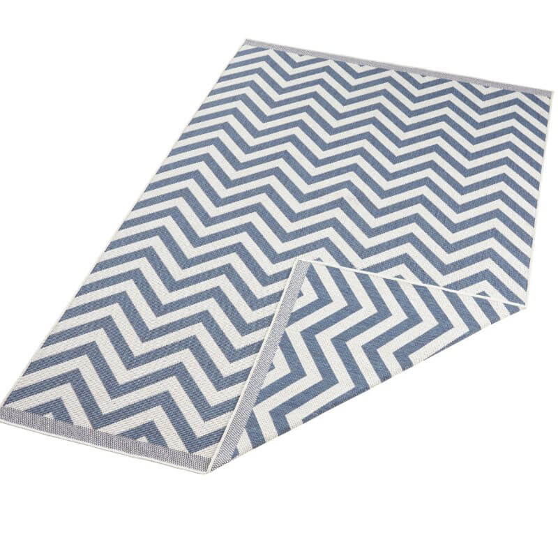 Palma Reversible Indoor-Outdoor Rug Chevron Design