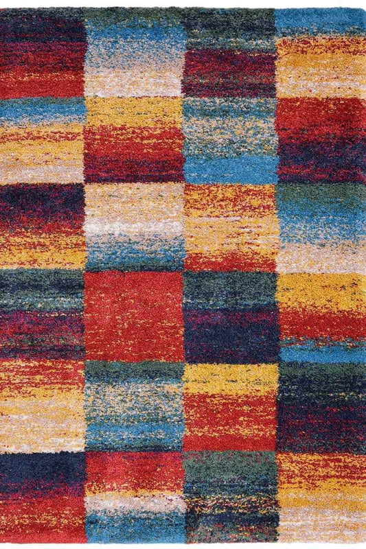 Noble Multicolour Rug – Geometric and Diamond Designs