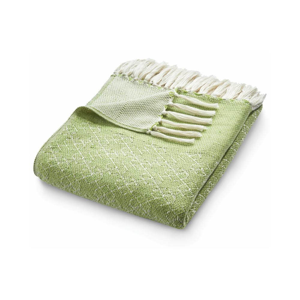 Trellis Design Woven Throw