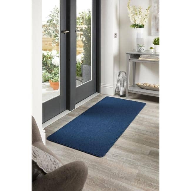 Washable Mat and Runners Plain Design