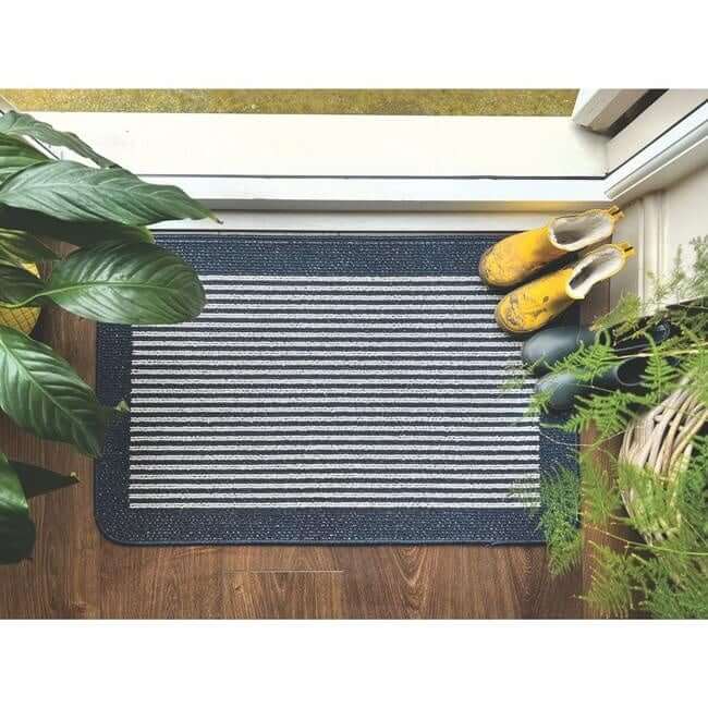 Washable Mat and Runners Stripe Design