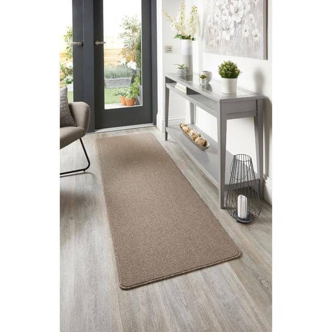 Washable Mat and Runners Plain Design