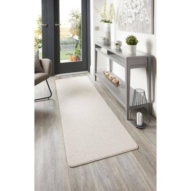 Washable Mat and Runners Plain Design