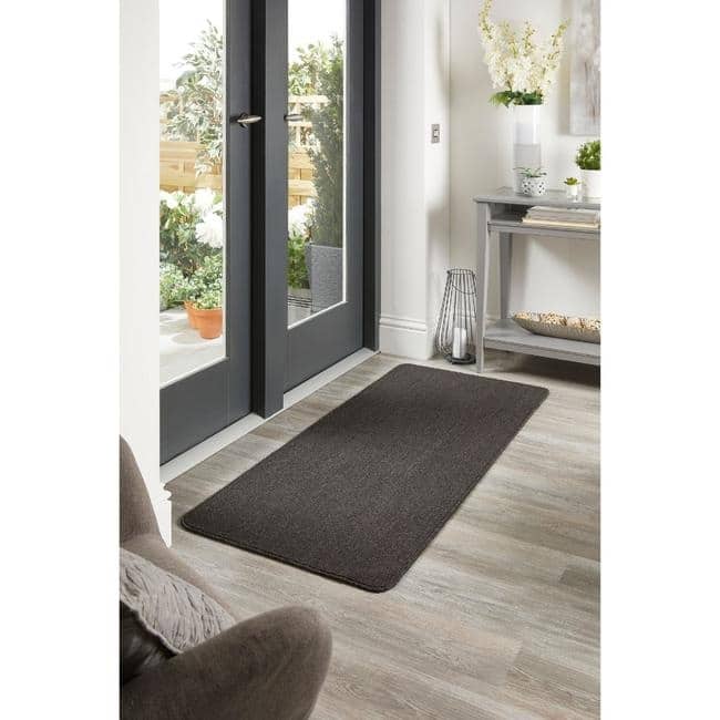 Washable Mat and Runners Plain Design
