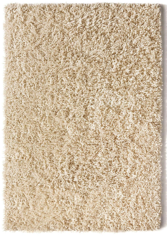 Imperial Ivory Shaggy Pile Wool Rug