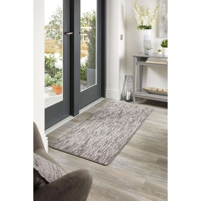 Washable Mat and Runners Abstract Design
