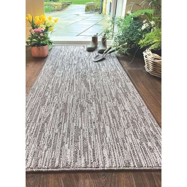 Washable Mat and Runners Abstract Design