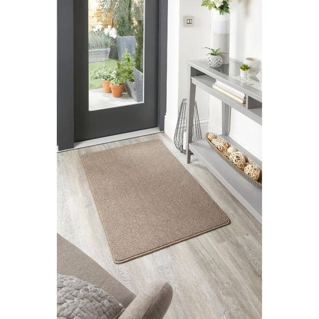 Washable Mat and Runners Plain Design