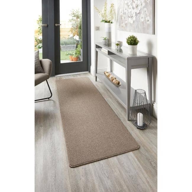 Washable Mat and Runners Plain Design