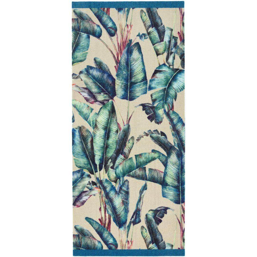 Washable Indoor Mat Tropical Design