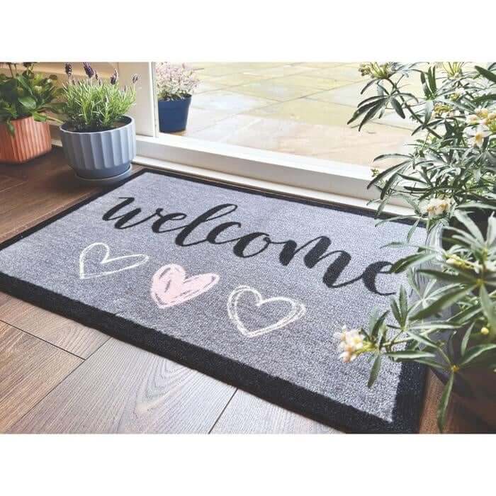 Patterned Washable Mat and Runner