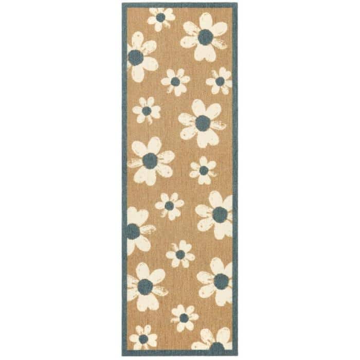 Patterned Washable Mat and Runner