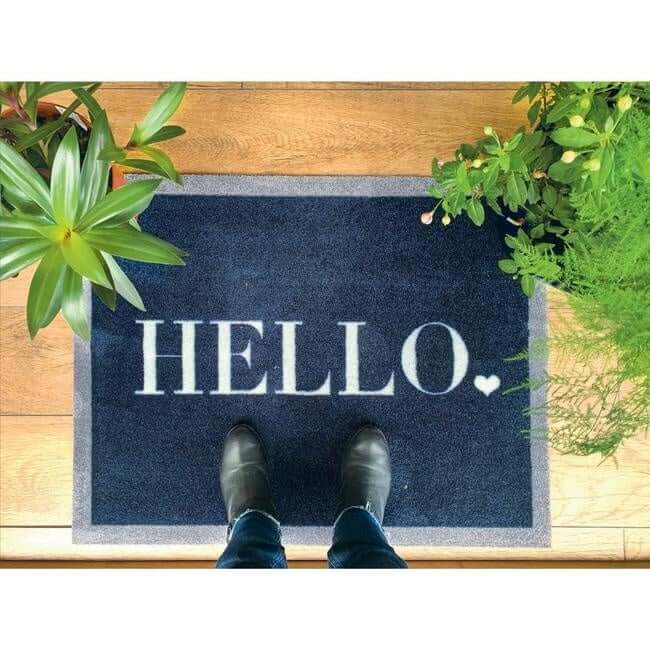 Washable Mats Bordered Design