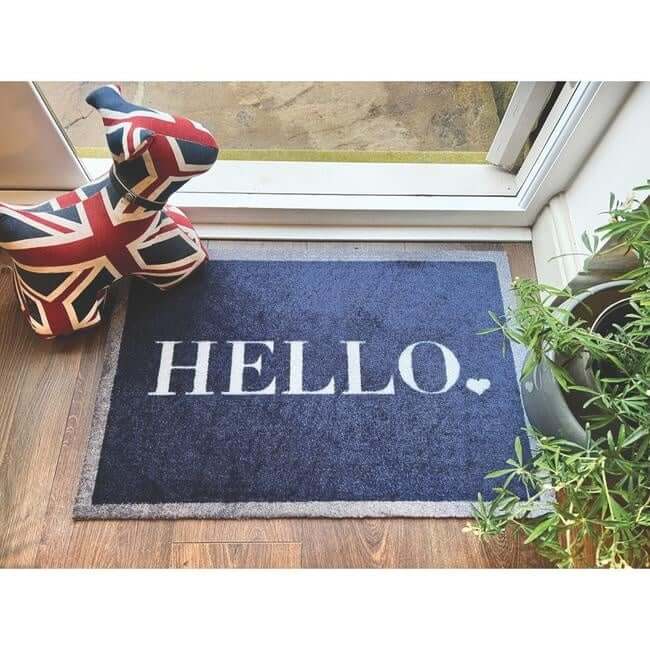 Washable Mats Bordered Design